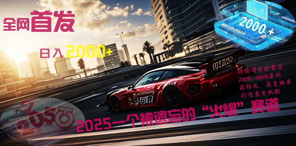 全网首发：2025一个被遗忘的“火爆”赛道轻松日入2000+网创吧-网创项目资源站-副业项目-创业项目-搞钱项目网创吧